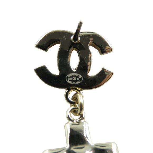 CHANEL Authentic Red Logo Earrings - Picture 5 of 5